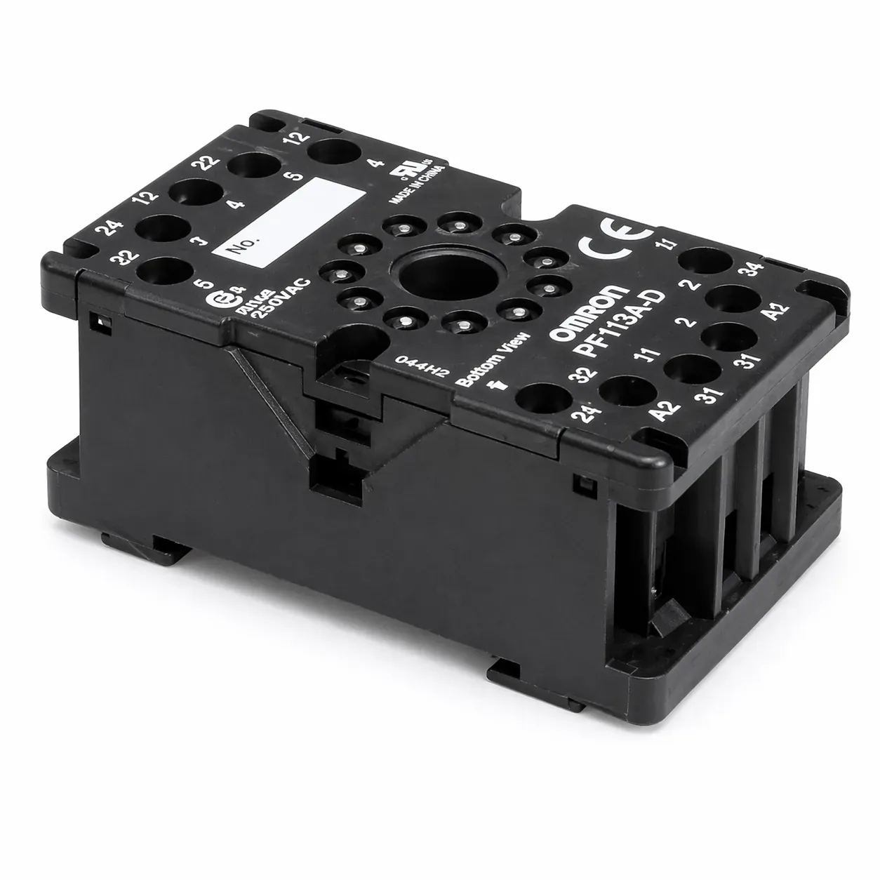 DIN rail socket ISO 1